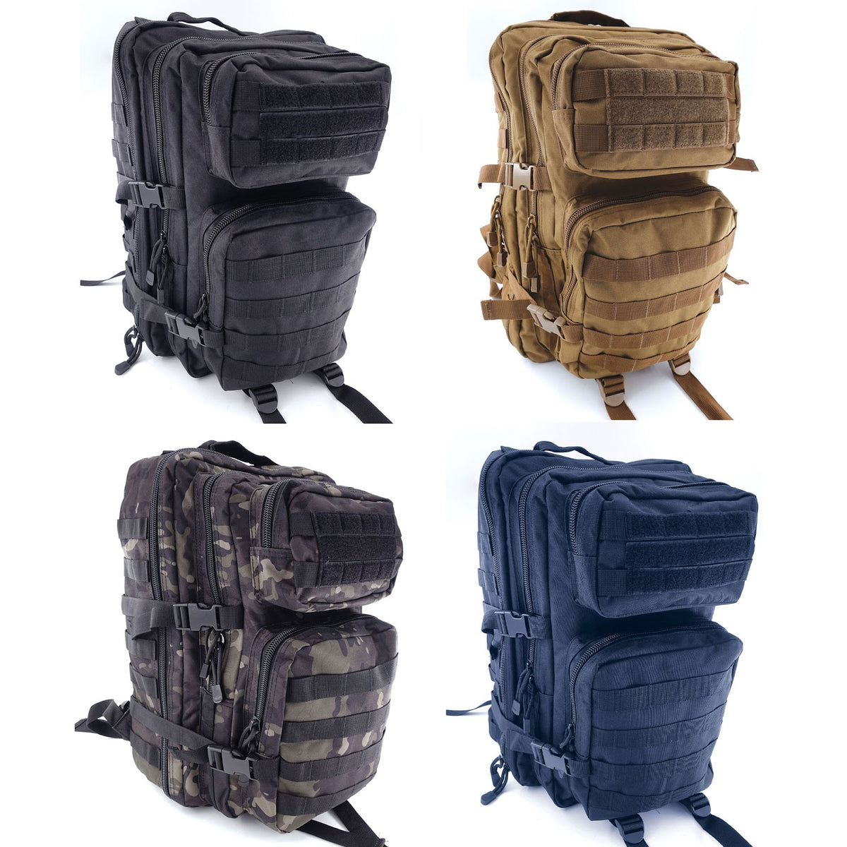 Sac à dos 42 L SWAT Premium polyester 600D enduit PVC attaches MOLLE