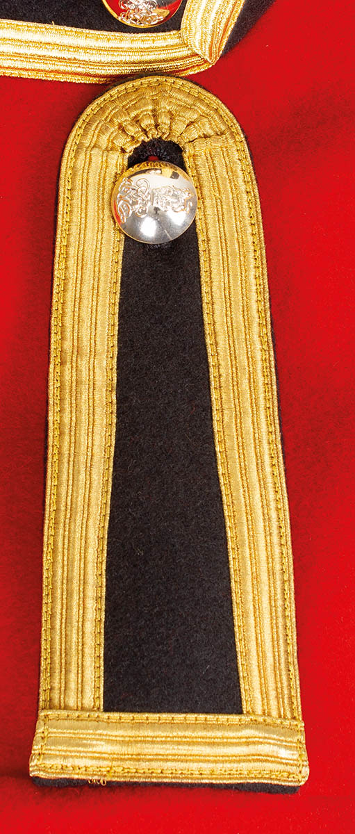Veste de parade britannique Lifeguards Troopers, surplus d'occasion, lot de 3
