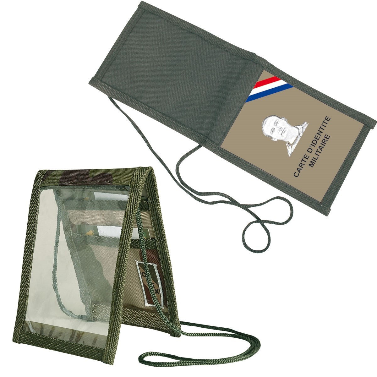 Pochette d'identité OPEX polyester déperlant 15 x 12 cm pour carte et papiers