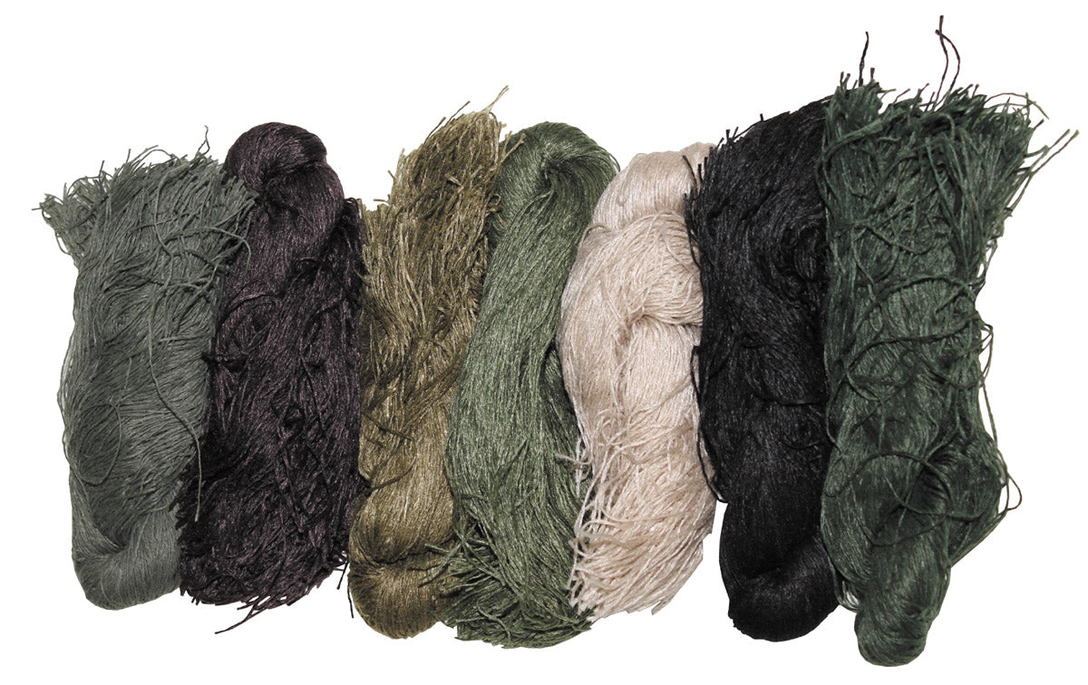 Jeu de fils Ghillie MFH en polyester ignifugé pour tenue de dissimulation