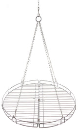 Grille à barbecue ronde pliante Fox Outdoor 49 cm à suspension sur quatre points