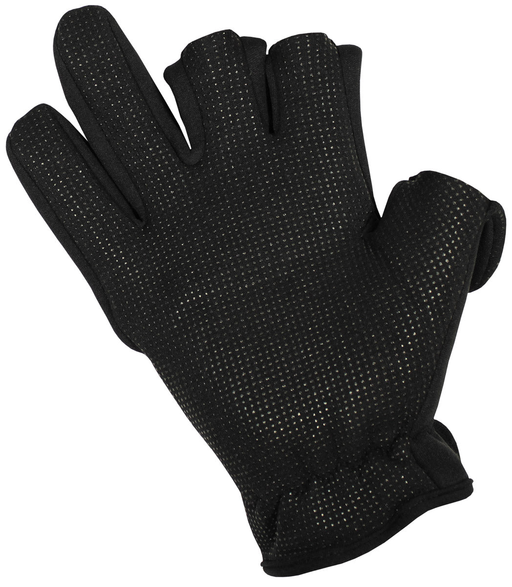 Gants néoprène MFH Combat à trois doigts rabattables, néoprène épais déperlant