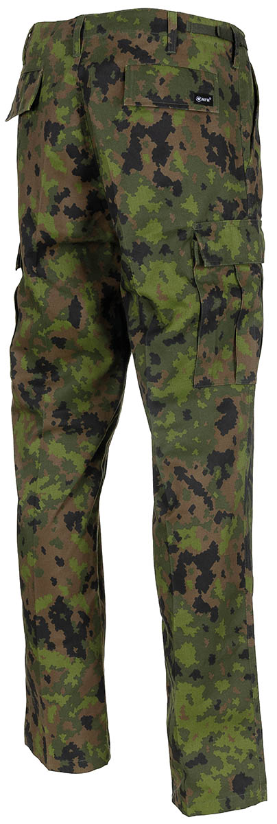 Pantalon de combat US BDU MFH motif TAZ à glissière polycoton 65/35 taille réglable