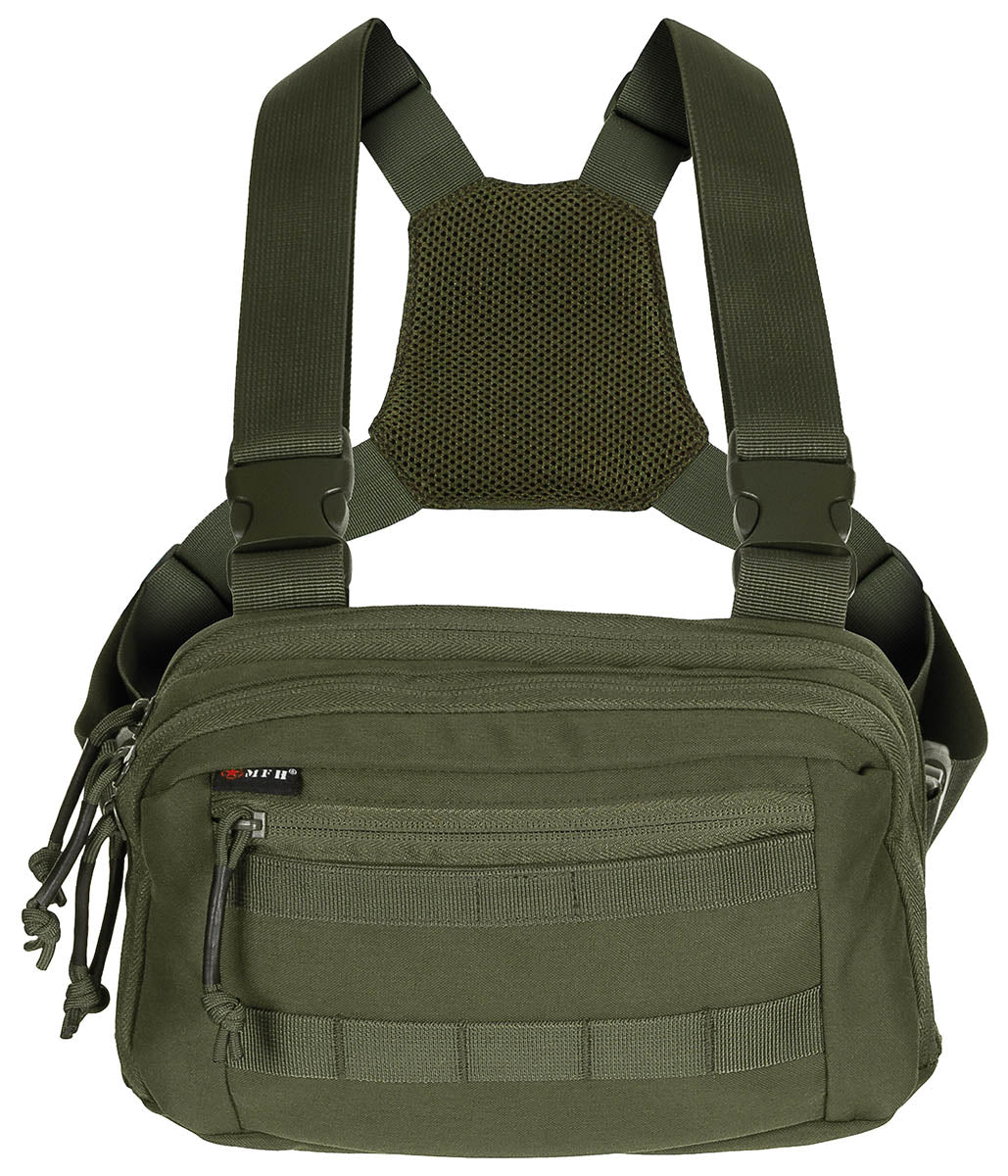 Poche ventrale MFH Recon en polyester 700D 27 × 18 × 7 cm à bretelles amovibles