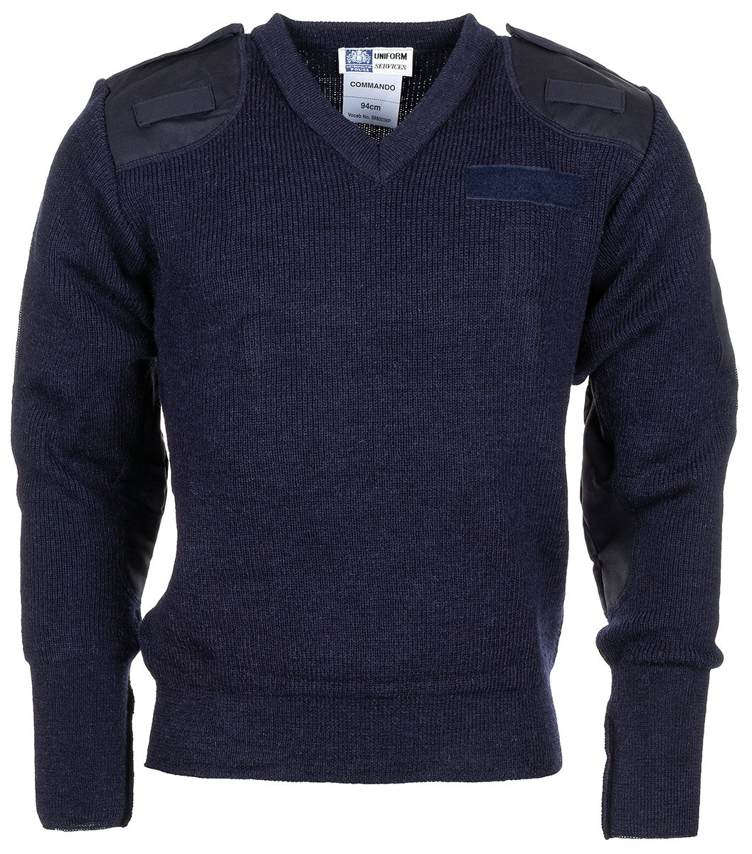 Pull britannique de police, surplus d'occasion pour le service et la vie courante, lot de 5