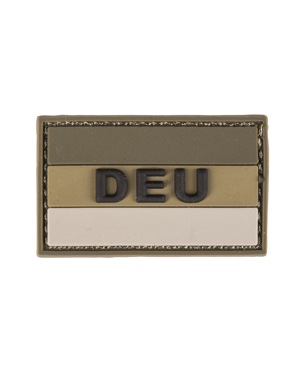 Morale patch Bundeswehr DEU Mil-Tec en PVC 3D 5,5 x 8,5 cm à dos auto-agrippant