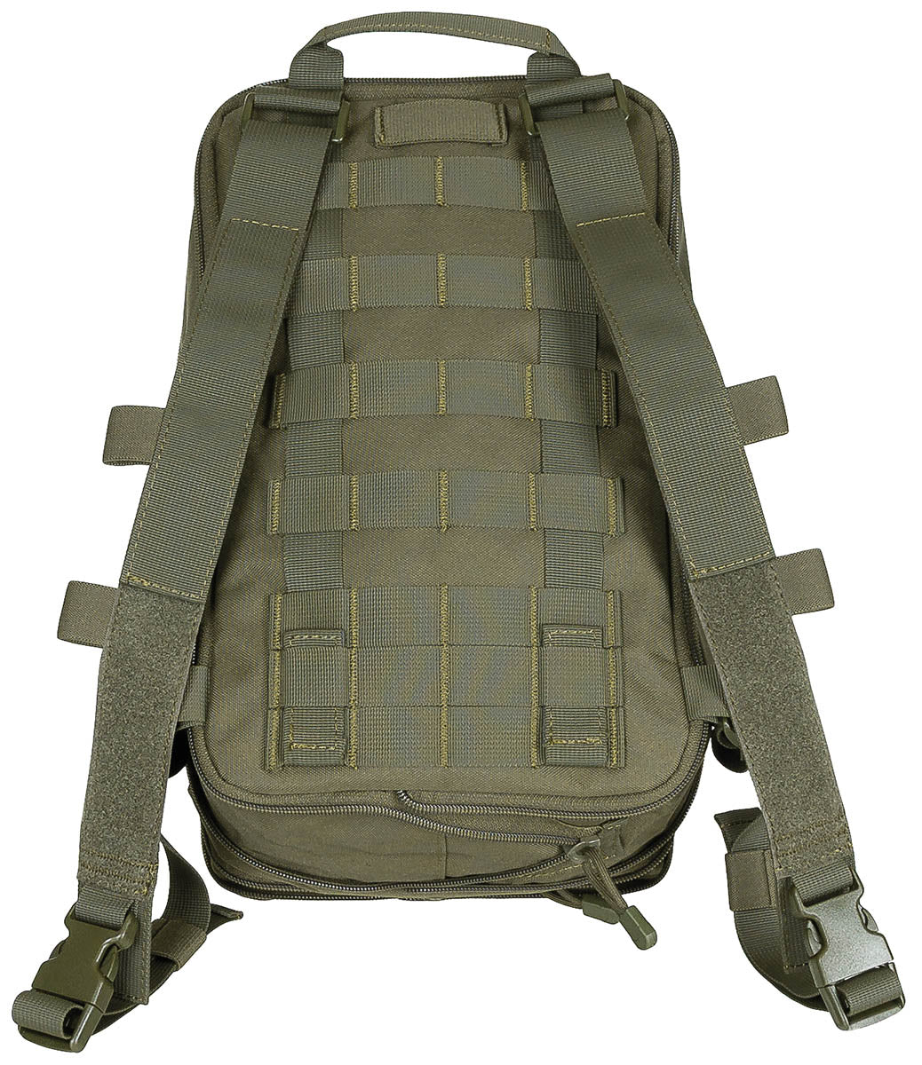 Sac d'hydratation MFH Molle Hydro Pack 12 l en polyester 600D compressible