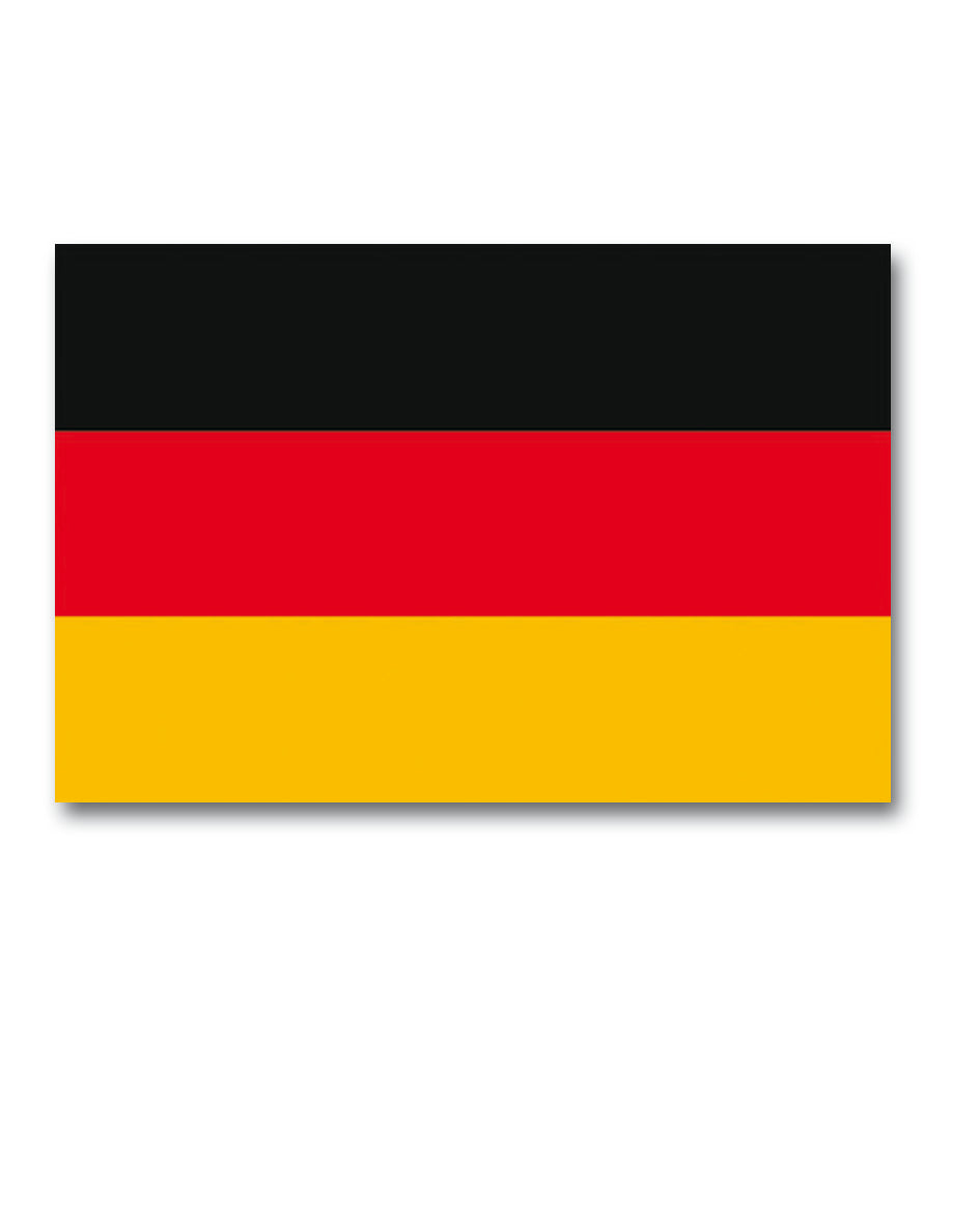 Drapeau de l'Allemagne Mil-Tec en polyester 90 x 150 cm avec deux œillets métalliques
