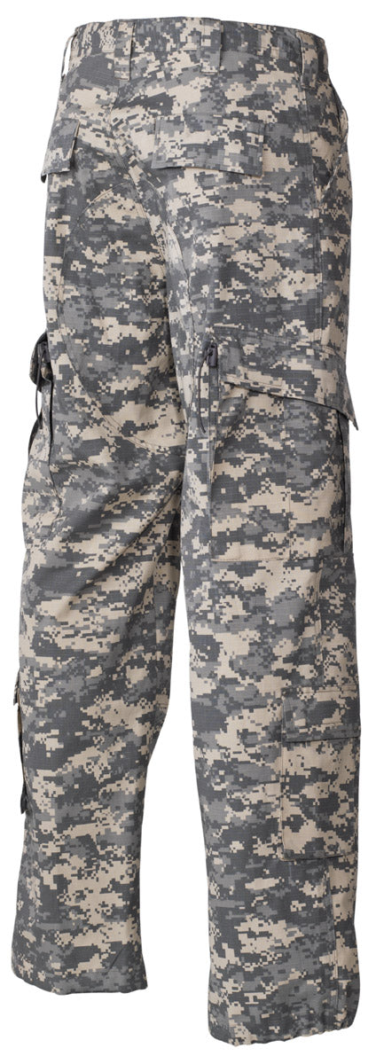 Pantalon de combat US ACU MFH Rip Stop 100 % coton huit poches logements genouillères