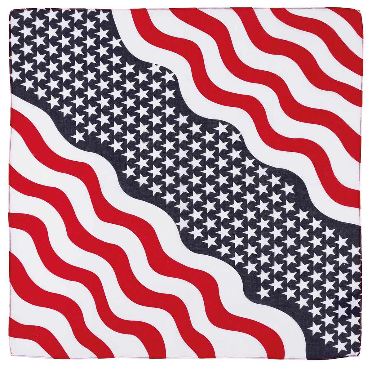 Bandana MFH en coton 55 x 55 cm, carré classique à porter au cou ou sur la tête