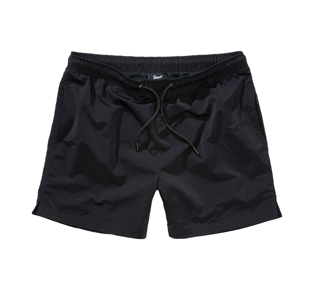 Short de bain Brandit Swimshort Basic en nylon à doublure filet et poche à glissière