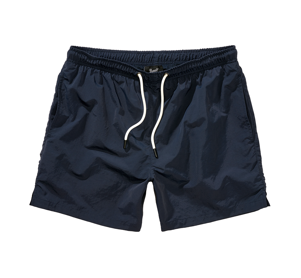 Short de bain Brandit Swimshort Basic en nylon à doublure filet et poche à glissière