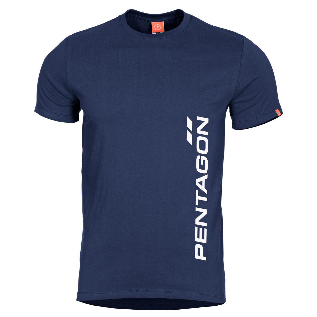 T-shirt imprimé Pentagon Vertical en coton ring-spun 190 g/m² coupe confort