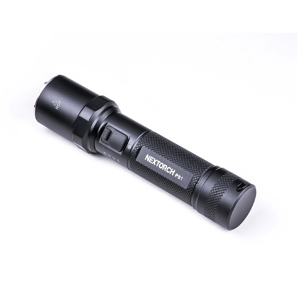 Lampe torche Nextorch P81B 3 700 lumens portée 370 m IPX7 en alliage d'aluminium de qualité