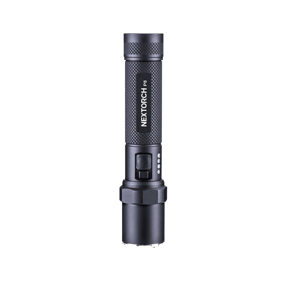 Lampe torche Nextorch P8 1 600 lumens portée 252 m IPX7 en alliage d'aluminium de qualité