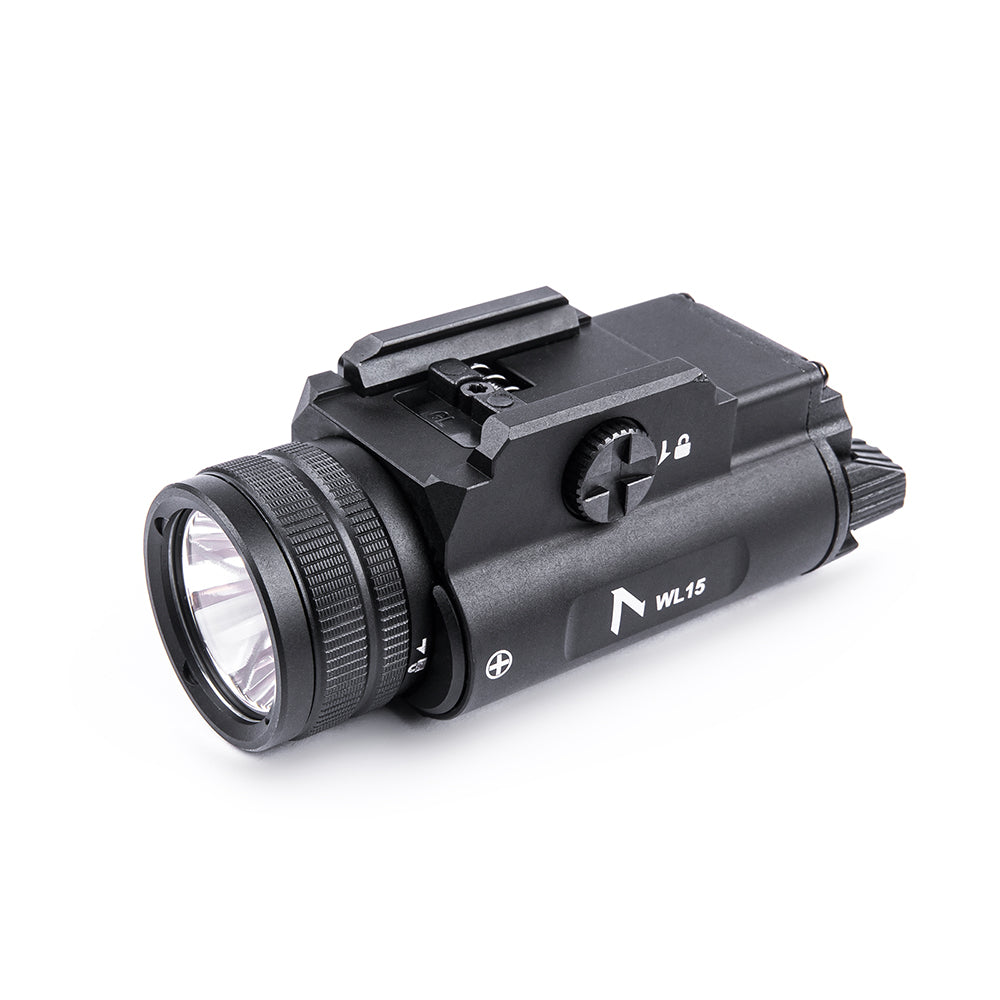 Lampe pour arme Nextorch WL15 1 200 lumens portée 420 m IPX7 en alliage d'aluminium de qualité