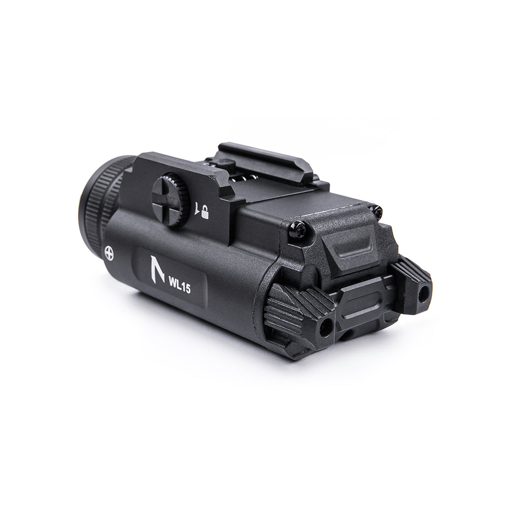 Lampe pour arme Nextorch WL15 1 200 lumens portée 420 m IPX7 en alliage d'aluminium de qualité