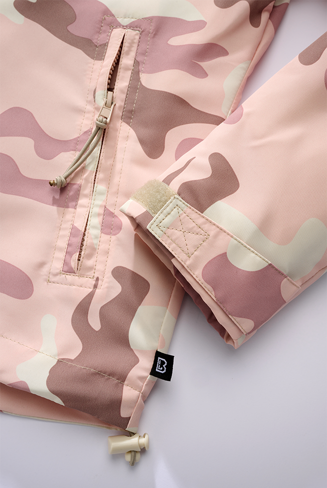 Veste coupe-vent Brandit coupe femme doublée polaire capuche et poches à glissière