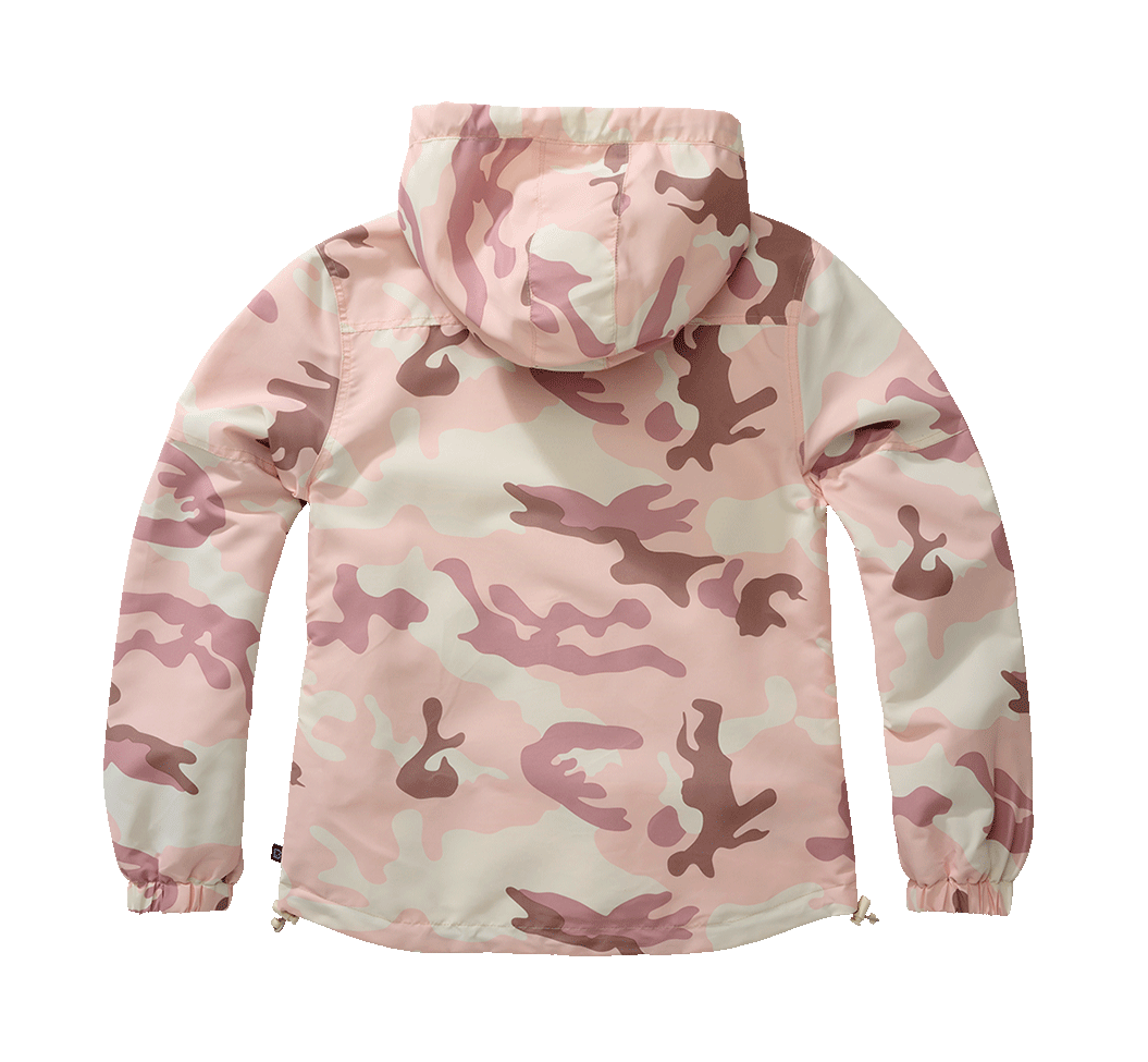 Veste coupe-vent Brandit coupe femme doublure filet respirante capuche à cordon
