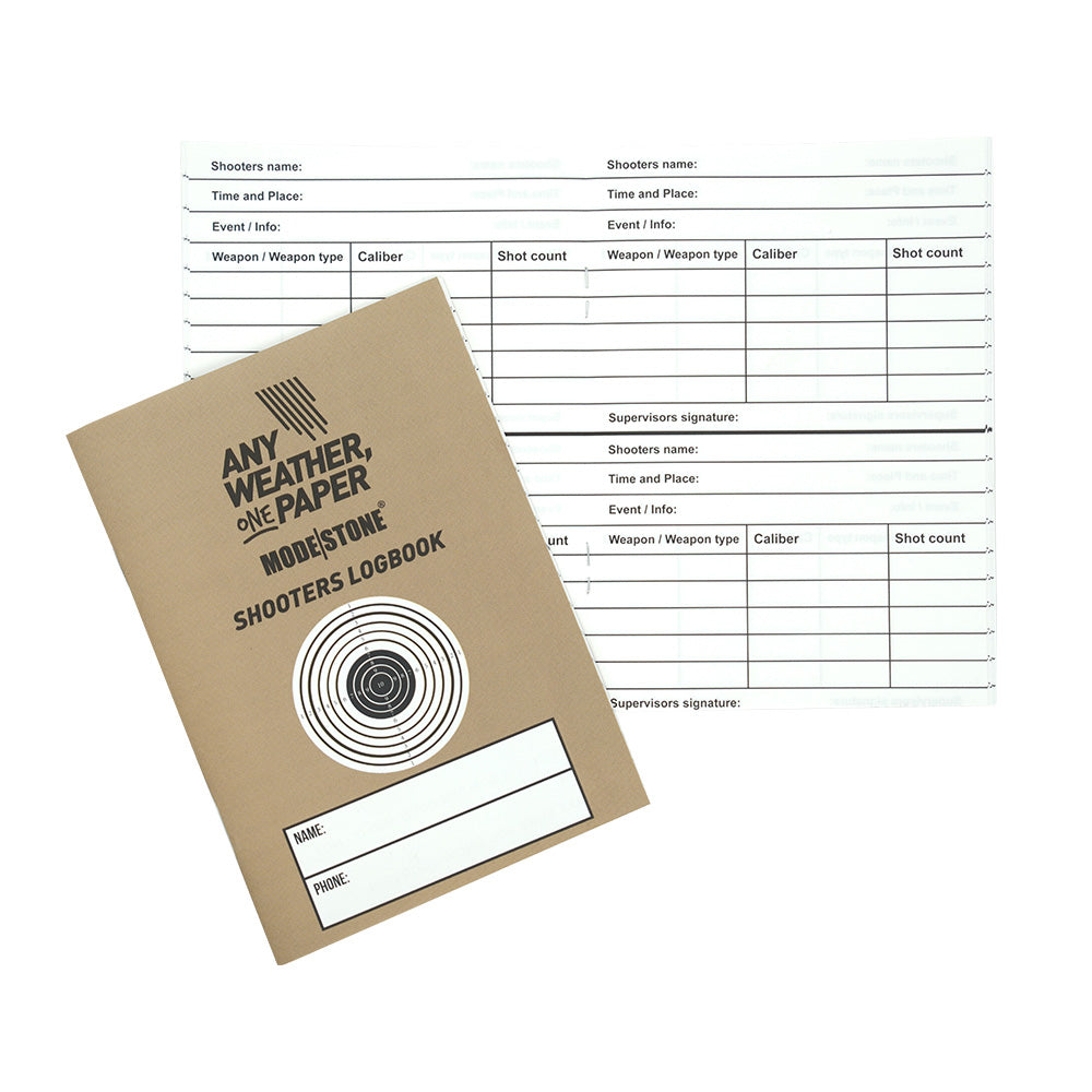 Carnet Modestone de bord tout-temps tireur format compact 105 x 148 mm