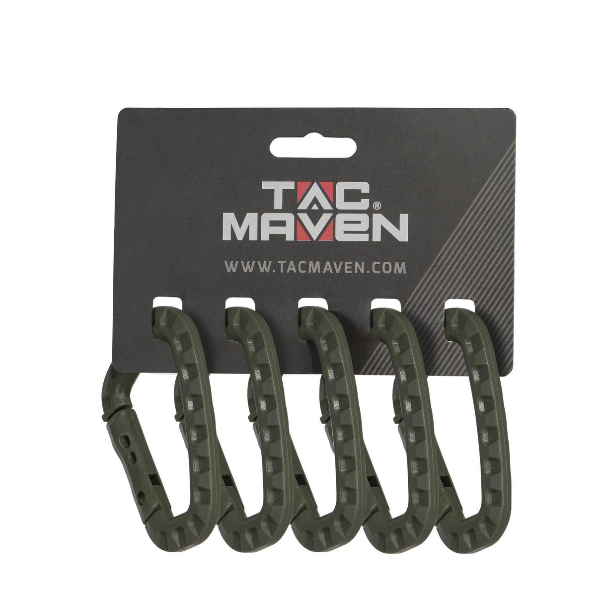 Maillon utilitaire Tac Maven Universal Link en plastique 8,3 cm par lot de 5 pièces