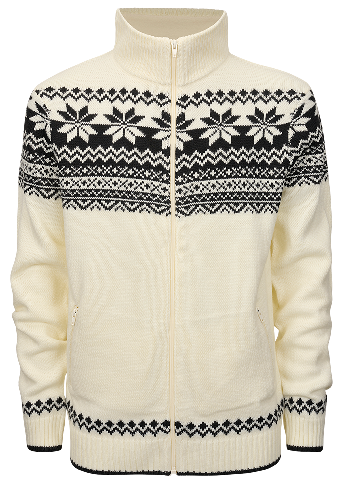 Gilet Brandit Norwegian Cardigan maille polyacrylique col doublé polaire deux poches