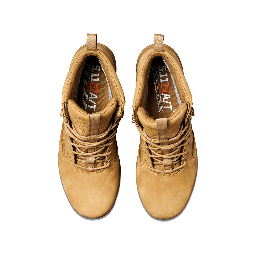 Chaussures tactiques 5.11 Tactical A/T Elite GORE-TEX 6 pouces cuir pleine fleur semelle Vibram