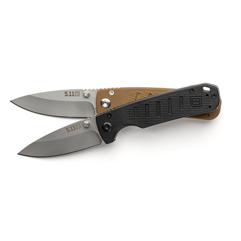 Couteau pliant 5.11 Tactical Icarus DP Mini lame de 7,1 cm en acier 8CR13MOV manche FRN