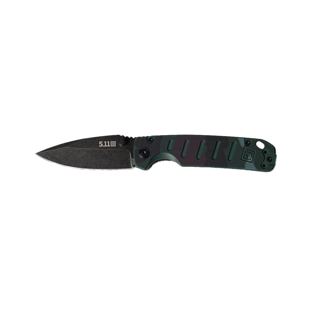 Couteau pliant 5.11 Tactical Braddock DP Mini lame 7,6 cm en acier D2 manche G10