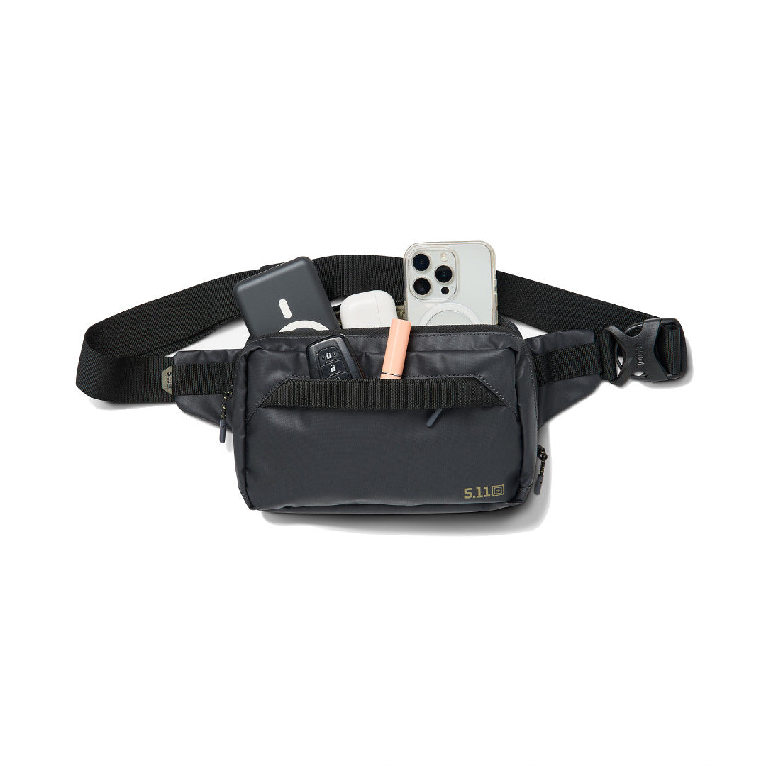 Sacoche de ceinture 5.11 Tactical AllHaula 2 litres en nylon enduit avec passants MOLLE