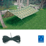 Bâche de bivouac OPEX polyéthylène 2 x 3 m œillets métalliques corde de 15 m