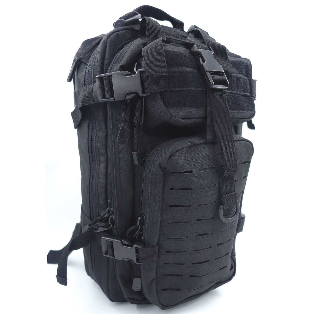 Sac à dos 27 L Assault Pack polyester 600D MOLLE à découpe laser