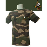 T-shirt militaire Patrol Equipement à motif imprimé brodé Légion étrangère 180 g