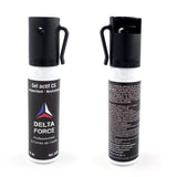 Aérosol de défense Delta Force gel au CS 25 ml à jet directif catégorie D