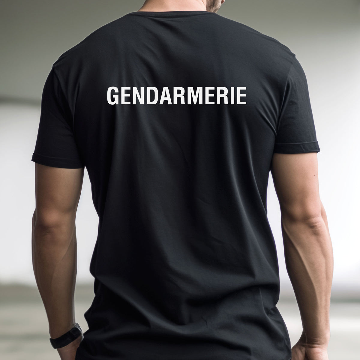 T-shirt Gendarmerie Patrol Equipement coton 150 g/m² manches courtes marquage imprimé