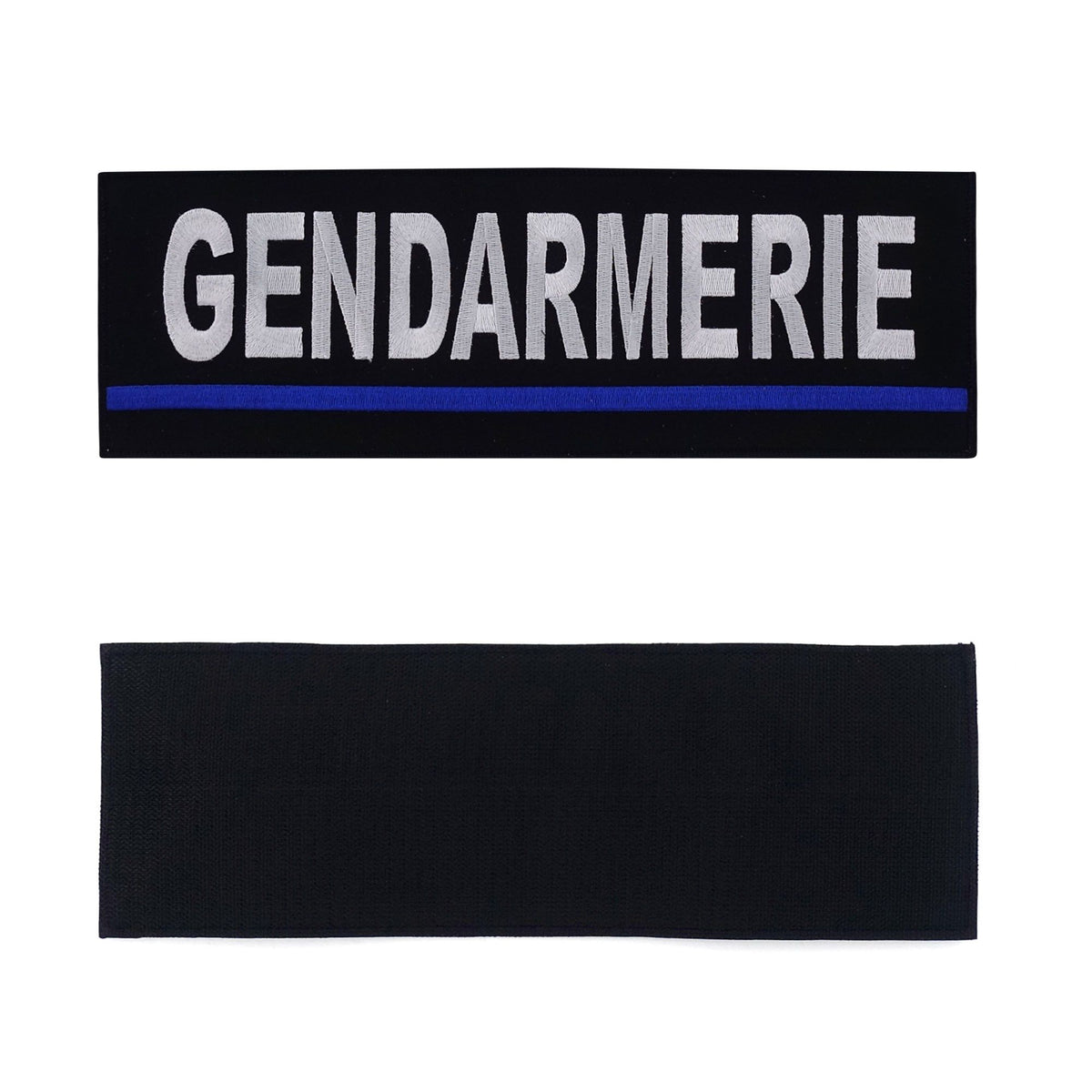 Bandeau d'identification Patrol Equipement Gendarmerie brodé 30 x 10 cm auto-agrippant