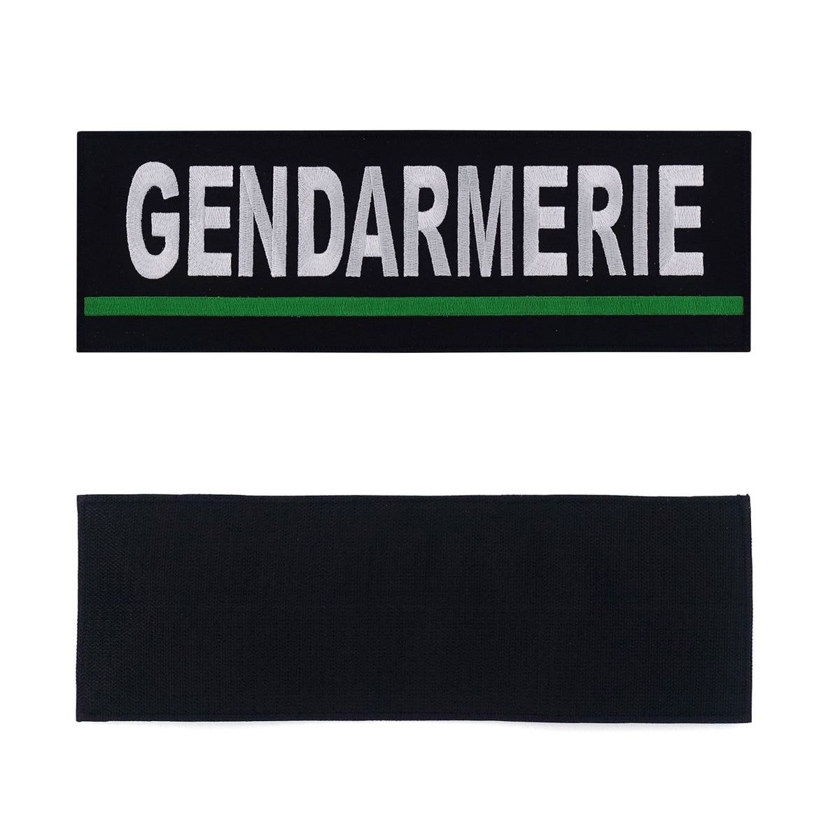 Bandeau d'identification Patrol Equipement Gendarmerie brodé 30 x 10 cm auto-agrippant