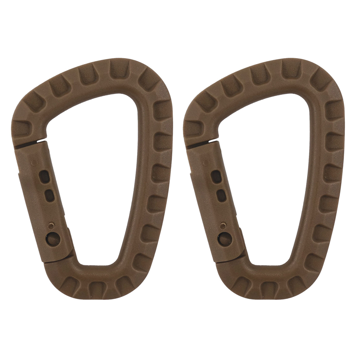 Duo de mousquetons OPEX en polymère 85 x 56 mm pour accrochage de matériel