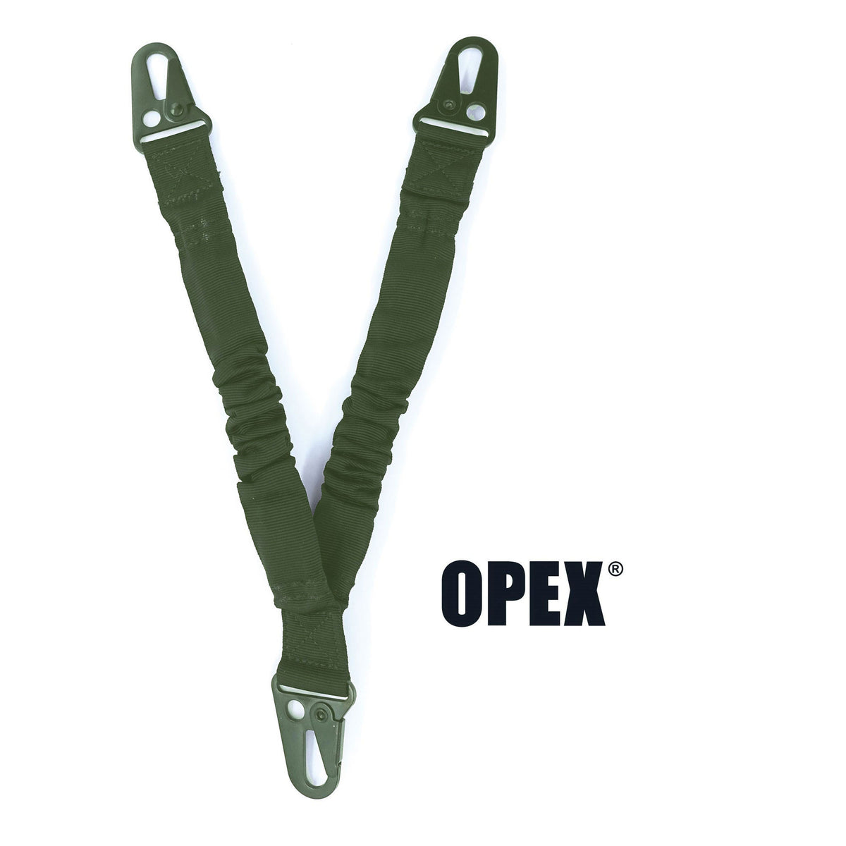 Bretelle de combat 3 points nylon 37,5 mm à boucles métal ouverture rapide