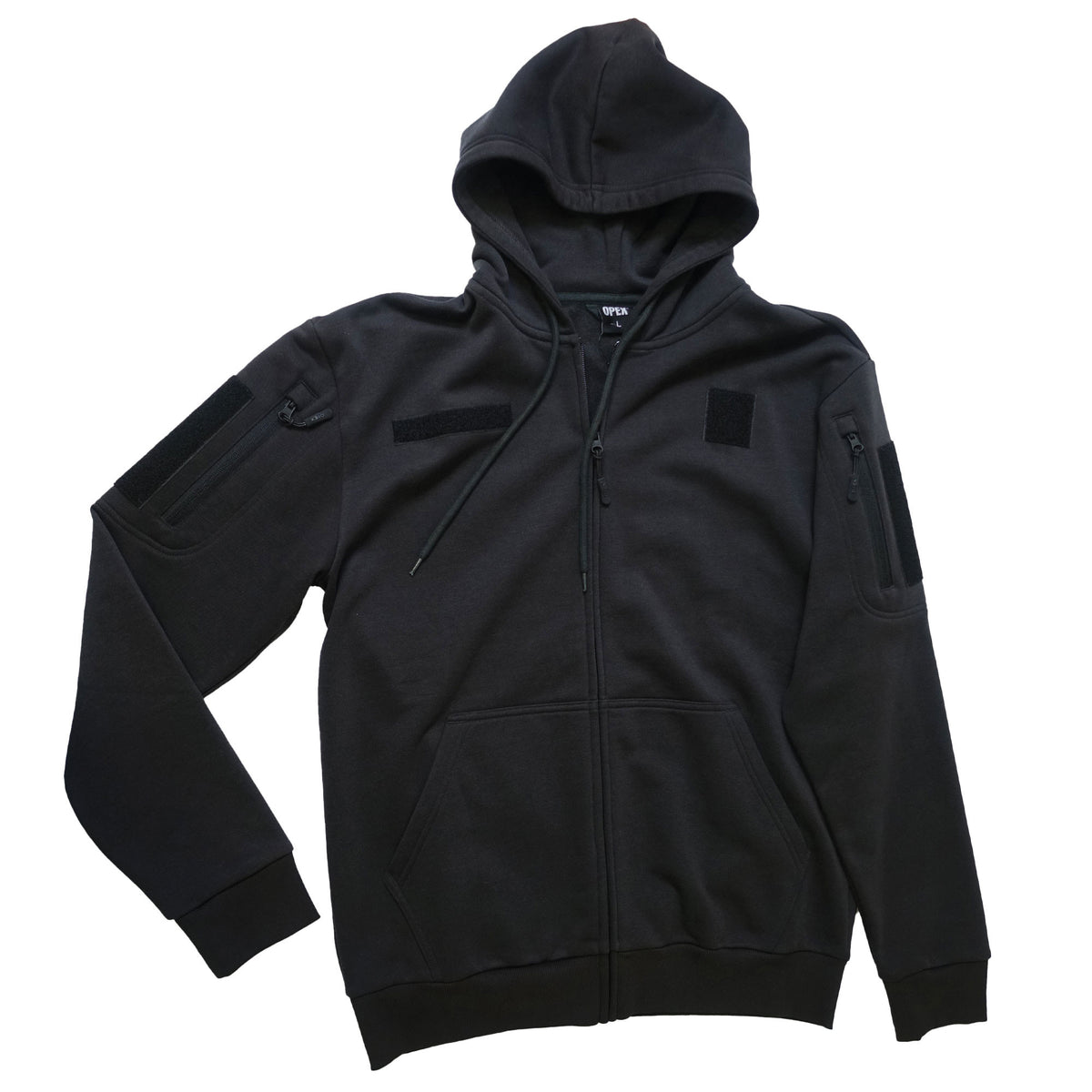 Sweat à capuche OPEX Spider 60 % coton 325 g/m² à fermeture éclair et poches manches