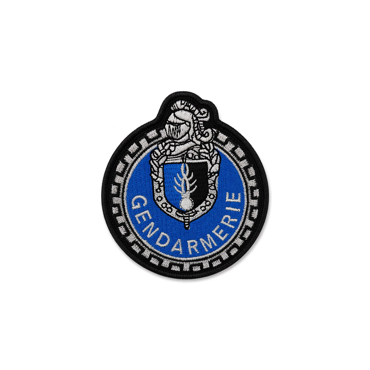 Écusson Patrol Equipement Unités Motorisées Gendarmerie Départementale 8 cm rond