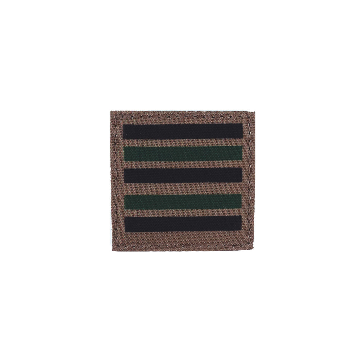 Grade militaire Patrol Equipement basse visibilité 5 x 5 cm dos auto-agrippant