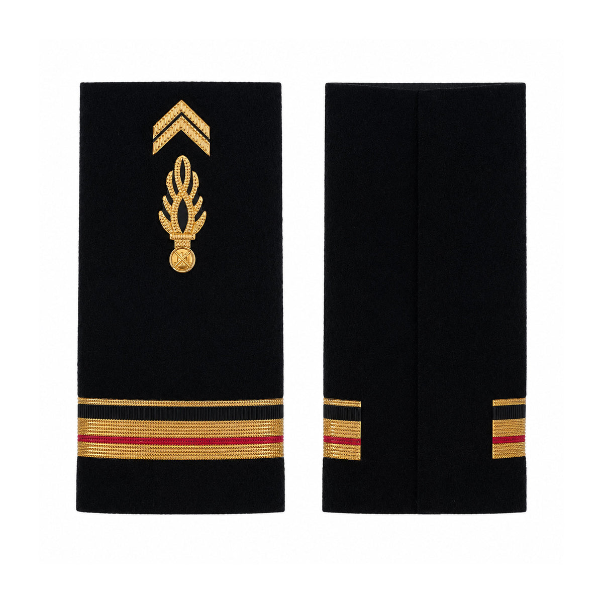Fourreaux de grade Patrol Equipement gendarmerie mobile plastifiés 11 x 5 cm