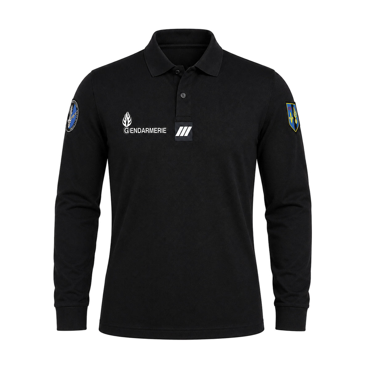 Polo Gendarmerie départementale Patrol Equipement manches longues Cooldry 180 g/m²