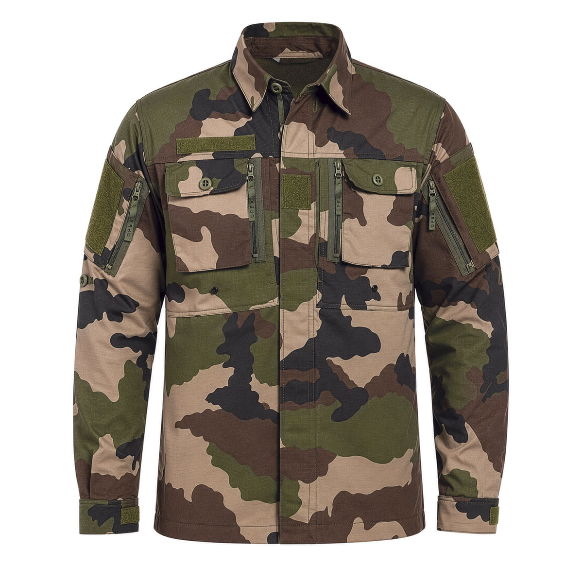 Chemise de combat OPEX Guérilla ripstop polycoton 220 g/m² huit poches renforts coudes