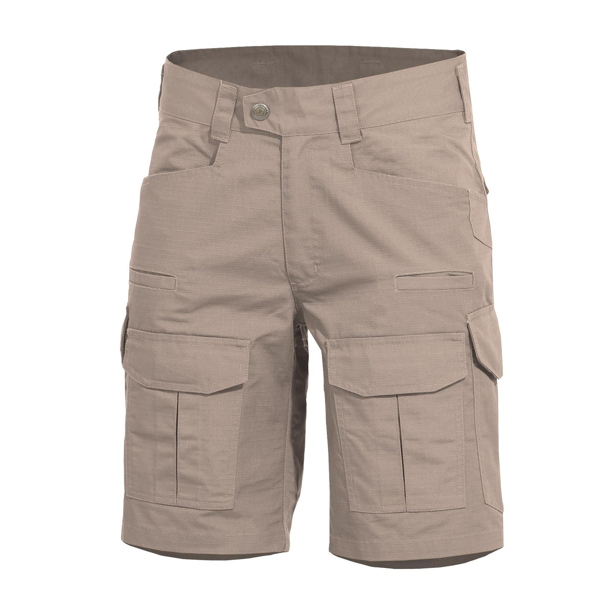 Short tactique Pentagon Lycos en ripstop 215 g/m² déperlant à dix poches YKK