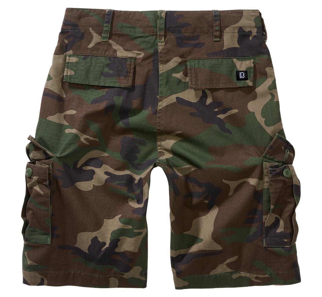 Short enfant Brandit BDU en coton ripstop six poches et tour de taille réglable