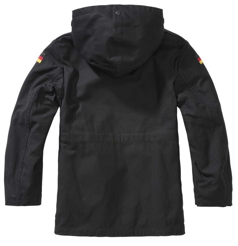 Parka enfant Brandit BW coton doublure d'hiver amovible capuche doublée et cinq poches