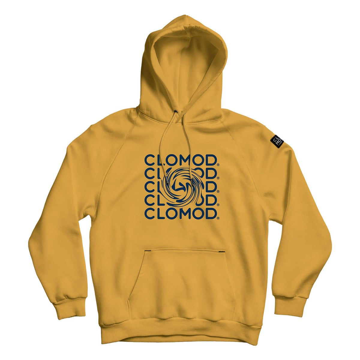 Sweat à capuche CloMod Twirl en coton polyester avec intérieur gratté et coutures plates