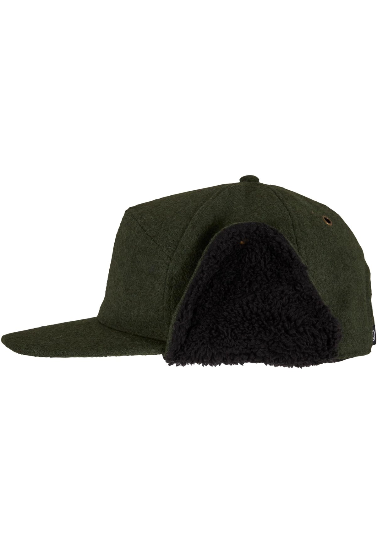 Chapeau d'hiver Brandit Lumberjack doublé fausse fourrure visière 7,5 cm à rabats